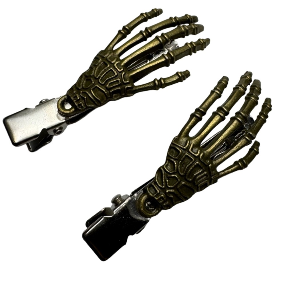 Add on for $3 Skeleton Hand Hair Barrettes